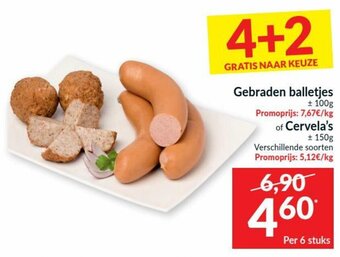 Intermarché Gebraden balletjes aanbieding