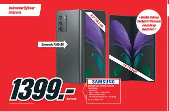 MediaMarkt Samsung Galaxy 2 Fold2 5G 256 GB Smartphone aanbieding