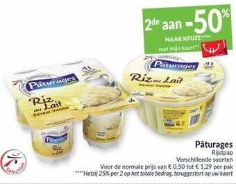 Intermarché Paturages Rijstpap aanbieding