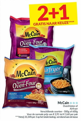 Intermarché McCain Ovenfrieten of Airfryer aanbieding