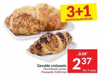 Intermarché Gevulde croissants aanbieding