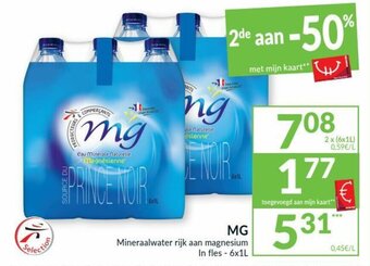 Intermarché MG Mineraalwater rijk aan magnesium aanbieding