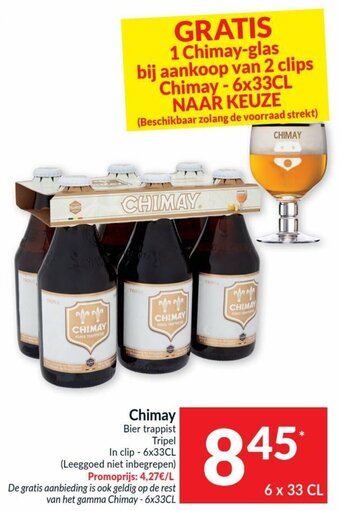 Intermarché Chimay Bier trappist aanbieding