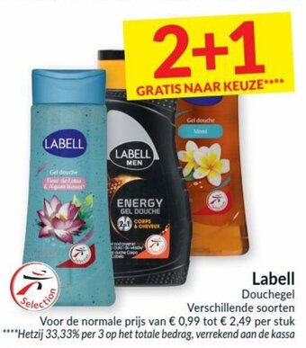 Intermarché Labell Douchegel aanbieding
