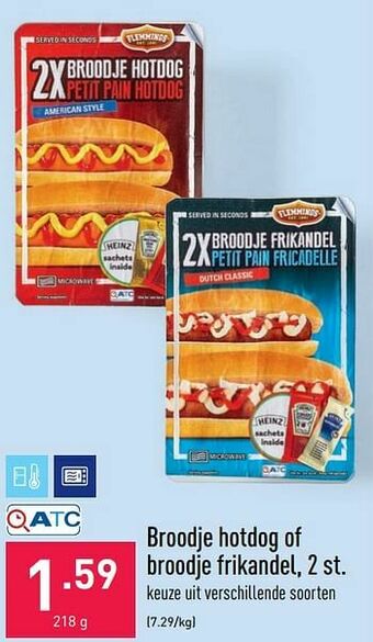 ALDI Broodje hotdog of broodje frikandel aanbieding