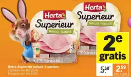 Albert Heijn Herta Superieur natuur aanbieding