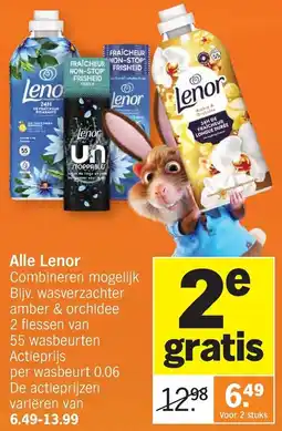 Albert Heijn Alle Lenor aanbieding