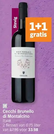 Albert Heijn Cecchi Brunello di Montalcino Italië aanbieding