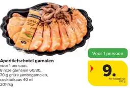 Carrefour Aperitiefschotel Garnalen aanbieding
