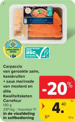 Carrefour Carpaccio Kwaliteitsketen Carrefour aanbieding