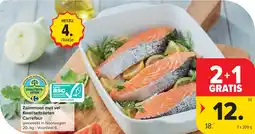 Carrefour Zalmmoot met vel Kwaliteitsketen Carrefour aanbieding