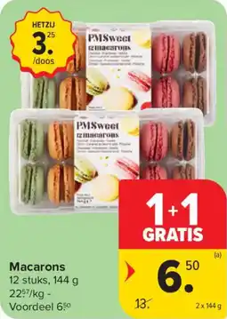 Carrefour Macarons aanbieding