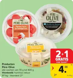 Carrefour Producten Père Olive aanbieding