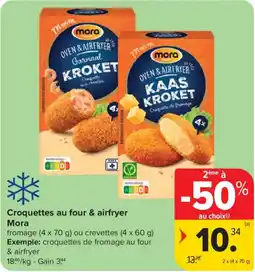 Carrefour Croquettes au four & airfryer Mora aanbieding