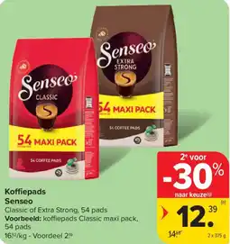 Carrefour Koffiepads Senseo aanbieding