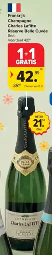 Carrefour Frankrijk Champagne Charles Lafitte Réserve Belle Cuvée Brut aanbieding