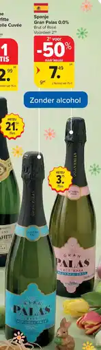Carrefour Spanje Gran Palas 0.0% aanbieding
