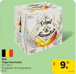 Carrefour Bier Tripel Karmeliet aanbieding