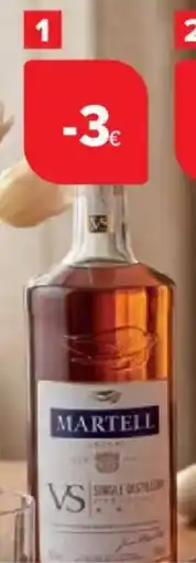 Carrefour Martell VS Single Distillery Fine Cognac 40% aanbieding