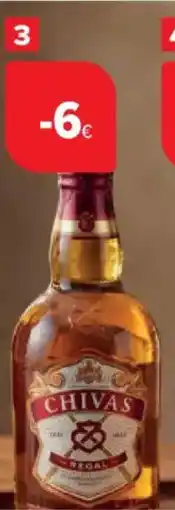 Carrefour Whisky Chivas Original Regal of Extra 40% aanbieding