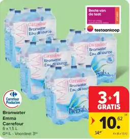 Carrefour Bronwater Emma Carrefour aanbieding