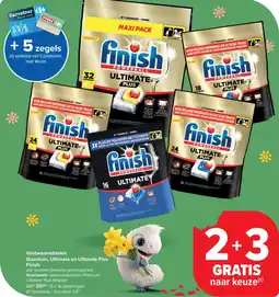 Carrefour Vaatwasmiddelen Quantum, Ultimate en Ultimate Plus Finish aanbieding