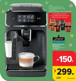 Carrefour Philips Espressomachine EP2230/10 aanbieding