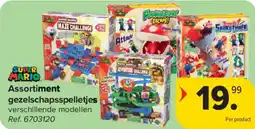 Carrefour Super Mario Assortiment Gezelschapsspelletjes aanbieding
