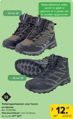 Carrefour Trekkingschoenen voor heren en dames aanbieding