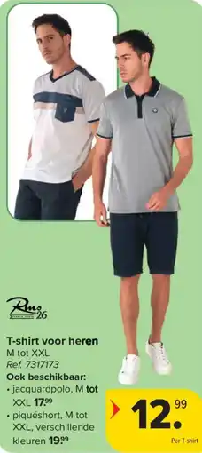 Carrefour T-shirt voor heren aanbieding