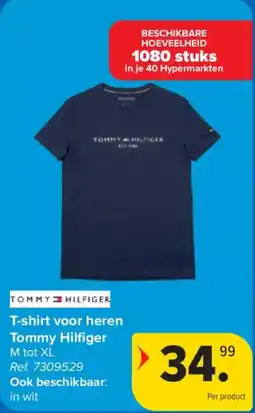 Carrefour T-shirt voor heren Tommy Hilfiger aanbieding