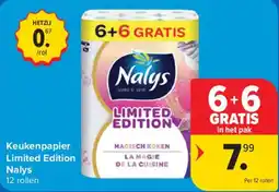 Carrefour Keukenpapier Limited Edition Nalys aanbieding