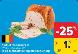 Carrefour Kipfilet met Asperges aanbieding