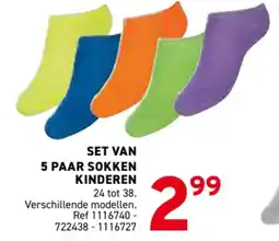 Trafic SET VAN 5 PAAR SOKKEN aanbieding