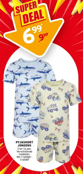 Trafic PYJASHORT JONGENS aanbieding