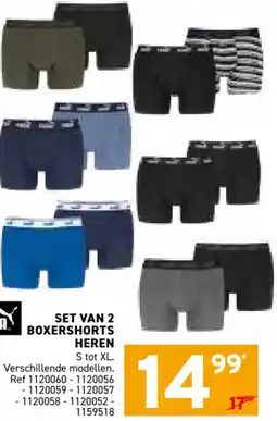 Trafic SET VAN 2 BOXERSHORTS HEREN S tot XL. aanbieding