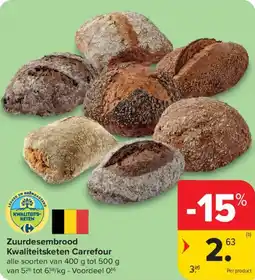 Carrefour Market Zuurdesembrood Kwaliteitsketen Carrefour aanbieding