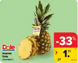 Carrefour Market Ananas Dole aanbieding