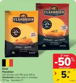 Carrefour Market Kaas Flandrien aanbieding