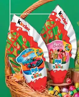 Carrefour Market Paasei Maxi Kinder Surprise Hot Wheels of Barbie aanbieding