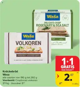 Carrefour Market Knäckebröd Wasa aanbieding