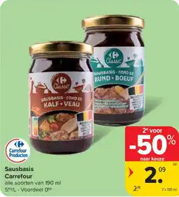 Carrefour Market Sausbasis Carrefour aanbieding