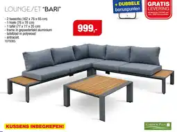 Hubo Garden Plus Loungeset Bari aanbieding