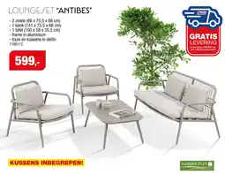 Hubo Garden Plus Loungeset Antibes aanbieding