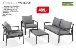 Hubo Garden Plus Loungeset Verona aanbieding