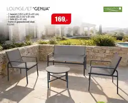 Hubo Garden Plus Loungeset Genua aanbieding