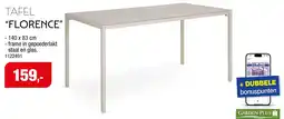 Hubo Garden Plus Tafel Florence aanbieding
