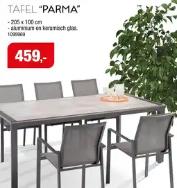Hubo Garden Plus Tafel Parma aanbieding