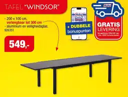 Hubo Garden Plus Tafel Windsor aanbieding
