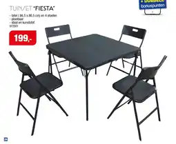 Hubo Tuinset Fiesta aanbieding